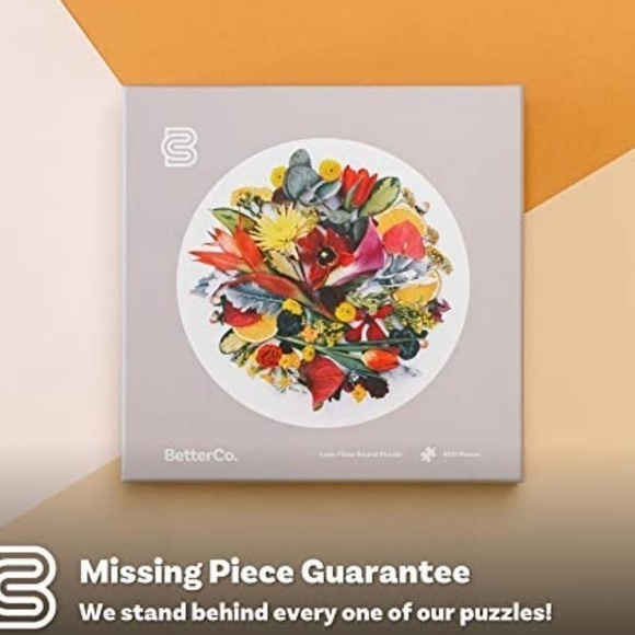 Better Co. Lush Flora Round Puzzle - Picture 5 of 11